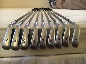Ping i25 irons 3-PW and GW, Red dot, Steelfiber i95 Regular, Plus .75" in length