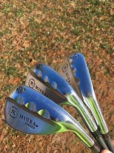 Miura K Grind Wedges 52-56-60 With Tour Issue Accra i100 Shafts