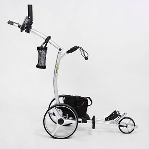 2015 Bat Caddy X4 SPORT LITHIUM Battery Control Electric Golf Bag Cart Trolley
