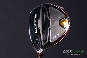 NEW Cobra Fly-Z Red Fairway 3-4 Wood Stiff Left-H Graphite Golf Club #4468