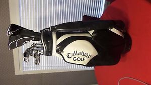 Callaway X16 Complete Golf Set Irons Woods 4 Wedges Woods Leather Bag Men Right