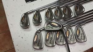 PING i/3 BLADE SET 1-PW,SW,LW EXCELLENT CONDITION BLUE DOT CUSHIN ZZ65 +1"