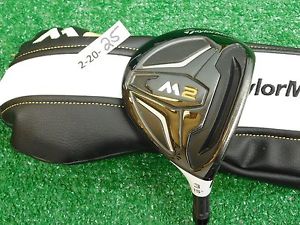 TaylorMade M2 15* 3 Wood REAX 65g Stiff Graphite with Headcover