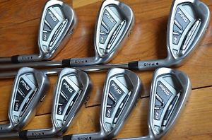 Very Nice Ping i20 Black Dot Iron set (4~9,PW) Golf Club, Project X 6.0, Stiff