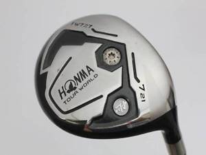 [USED] HONMA GOLF JAPAN TOUR WORLD TW727 FAIRWAY WOOD VIZARD YC 7W 21 deg S 0102
