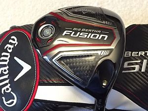 2016 CALLAWAY BIG BERTHA FUSION 10.5* REGULAR FLEX DRIVER W MATCHING HEAD COVER
