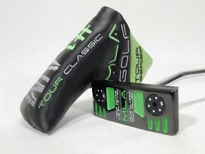 -NEW- MLA GOLF TOUR CLASSIC BLACK EDITION PUTTER w/ SuperStroke & Headcover