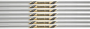 True Temper Dynamic Gold Tour Issue Iron Shafts 4-PW Set - X100 Flex - .355" image 1
