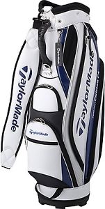 Taylor Made TM P-3 Series Plane Design Caddie Bag CBZ80 B16598 White/Blue Japan image 1