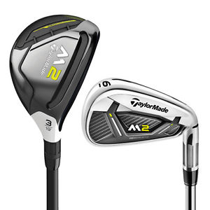 2017 TaylorMade Golf M2 Combo Set 3H, 4H, 5-PW Graphite/Steel DISTANCE + HEIGHT