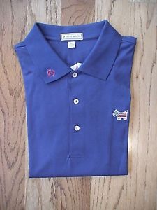 2011 USA US OPEN SCOTTY CAMERON PETER MILLAR BLUE XLARGE POLO SHIRT RORY MCILORY
