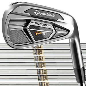 "40% OFF" TAYLORMADE PSI TOUR FORGED 4-PW IRONS / DYNAMIC GOLD S300 STIFF STEEL