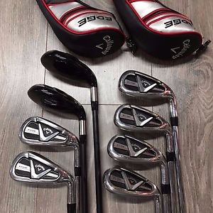 "MINT" CALLAWAY EDGE COMBO SET 4 & 5 HYBRID 6-SW IRONS / REGULAR FLEX / GENIUNE