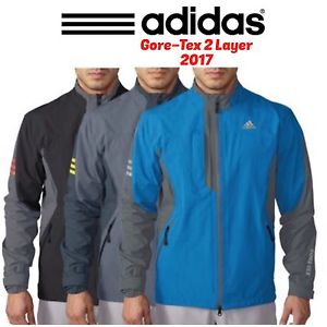 Adidas Golf GORE TEX 2 LAYER WATERPROOF FULL ZIP JACKET TWO LAYER goretex TOP