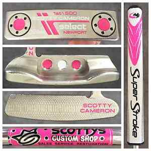 2015 CUSTOM SHOP 1st of 500 PINK 34 Inch Titleist Scotty Cameron Newport Putter