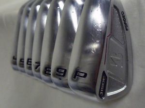 Bridgestone J15DF Irons Set 4-PW (Aerotech Steelfiber, STIFF) Forged Golf Clubs