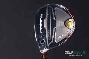 NEW Cobra Fly-Z Red Fairway 3-4 Wood Stiff Left-H Graphite Golf Club #4470