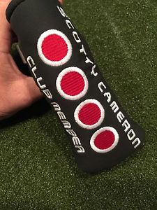2004 Scotty Cameron Club Cameron putter head cover,
