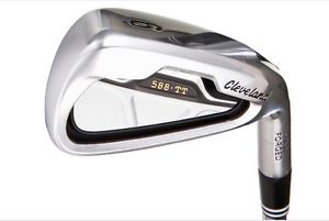 *NEW* CLEVELAND 588 TT FACE FORGED IRONS - 5/PW - RIGHT HAND - STIFF FLEX STEEL