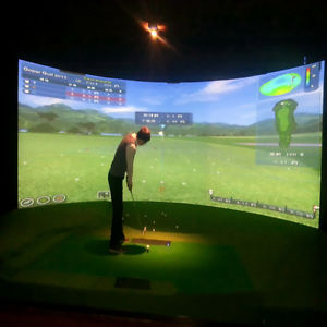10''x6.7'' Main Indoor Golf Ball Simulator Impact Display W78t Projection Screen