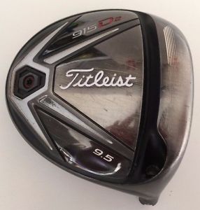 2015 Titleist 915 D2 9.5* adjustable Driver HEAD ONLY, Fits 913 & 910 Shafts too