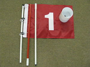 "FREE FLAG STICK KIT WITH PURCHASE OF OLD MASTER ENGRAVED HICKORY SHAFTED PUTTER