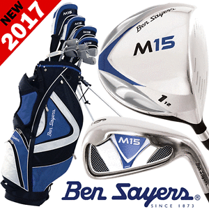 "NEW 2017" BEN SAYERS M15 MENS +1" LONGER COMPLETE GOLF SET IRONS WOODS PUTTER