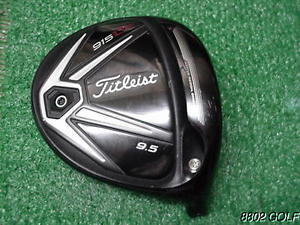 Very Nice Tour Issue Titleist 915 D3 9.5 degree Driver Head & Screw XXXXXTXXX