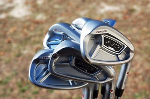 2013 PING ANSER Forged 4 - PW Cavity-Back Irons CUSTOM KBS TOUR Stiff RED Dot