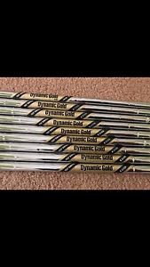 TRUE TEMPER Dyanamic Gold Tour Issue X7 Brand New Uncut Iron Shafts 3-PW