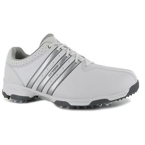 Adidas 360 Traxion Golf Shoe Trainers Mens White Golfing Footwear Shoe