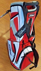 ***SALE-LAST ONE*** Titleist Golf CUSTOM Lightweight Stand Bag - Fire Red/White