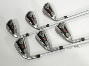 -LH- CALLAWAY 2013 X HOT IRONS (5-PW) Graphite REGULAR Flex **LEFT-HANDED**