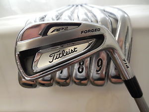 Used Titleist AP2 714 4-PW Iron Set KBS Tour C-Taper 120 Stiff Flex Steel RH +1"