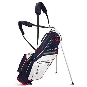 Sun Mountain Front 9 Stand Bag Golf Carry 2017 Navy/White/Red USA New image 1