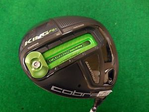 USED 2016 COBRA KING F6+ GREEN ADJUSTABLE DRIVER MATRIX OZIK BLACK TIE STIFF