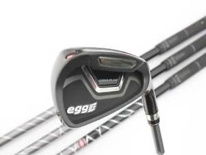 [USED] PRGR GOLF JAPAN EGG 2015 IRON SET #7-9,P (4 clubs) CARBON SHAFT M-40 4293