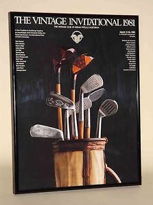 Golf Tournament Poster 1981-- The Vintage Invitational 19x25"