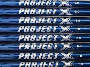 (8) PROJECT X BLUE 3-9PW 6.0 STIFF .355 GRAPHITE SHAFT SET