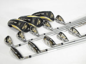 -LH- COBRA S2 MAX IRONS & HYBRIDS COMBO SET (3-PW,GW,SW) Graphite Lite Flex
