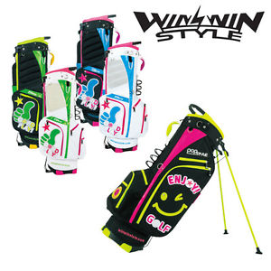 [NEW] WINWIN STYLE GOLF JAPAN ENJOY GOLF STAND CADDY BAG NEON COLOR 2017
