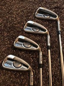 **L@@K** Ping 2016 G Series Iron Set 4-UW BLUE DOT, AWT 2.0 STIFF (MINTY/USED)