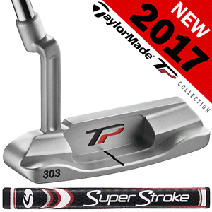 "NEW 2017" TAYLORMADE TP COLLECTION SOTO 34" PUTTER + SUPERSTROKE PISTOL GRIP