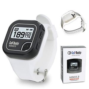 Wristband Bundle: 2016 GolfBuddy Voice 2 Black with Wristband