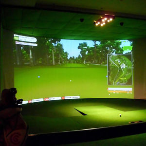 10''x6.7'' Buy Indoor Golf Ball Simulator Impact Display SP92 Projection Screen