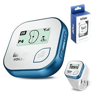 Wristband Bundle: 2016 GolfBuddy Voice 2 Blue with Wristband