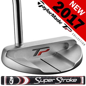 "NEW 2017" TAYLORMADE TP COLLECTION BERWICK 34" PUTTER + SUPERSTROKE PISTOL GRIP