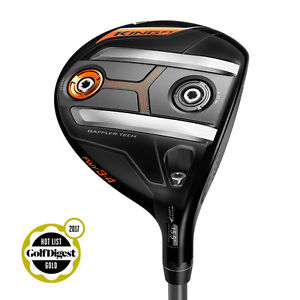 2017 Cobra King F7 Black 3-4 Fairway Wood Stiff Flex Mens Left Handed