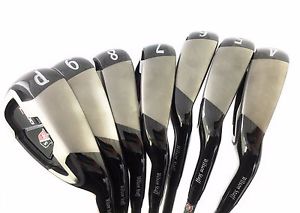 * WILSON * C100 IRONS, SW & WOOD SET | REGULAR GRAPHITE & STEEL WEDGE | TOP COND