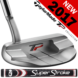 "NEW 2017" TAYLORMADE TP COLLECTION MULLEN 34" PUTTER + SUPERSTROKE PISTOL GRIP